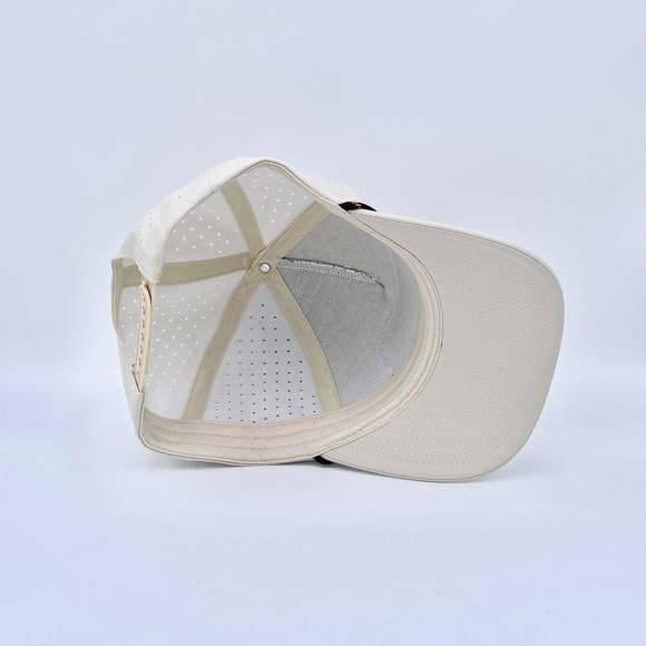 NEW Shank It Golf Patch Rope Desert White Breathable SnapBack Hat Adult OSFM - Picture 10 of 10